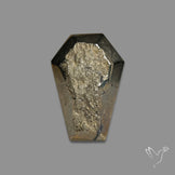 Raw Face Pyrite Coffin Carving