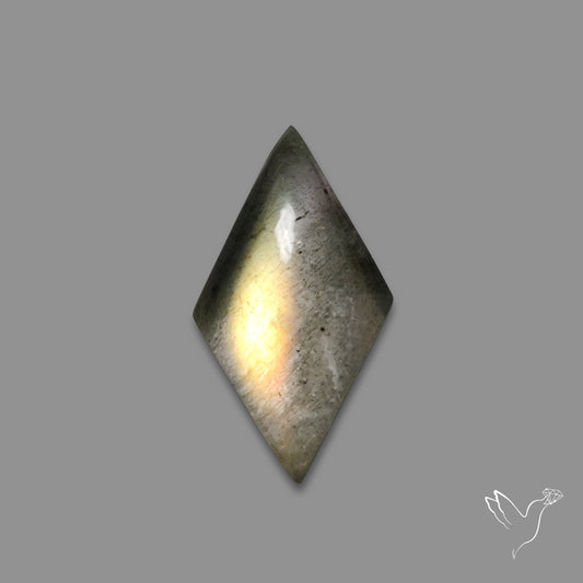 Himalayan Quartz With Yellow Labradorite Doublet