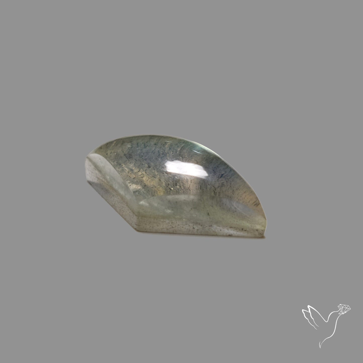 Himalayan Quartz With Yellow Labradorite Doublet
