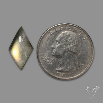 Himalayan Quartz With Yellow Labradorite Doublet
