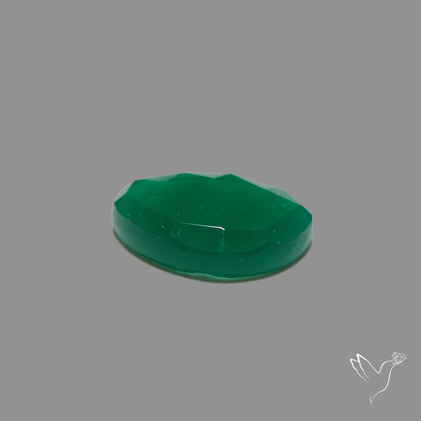 Rose Cut Chrome Chalcedony
