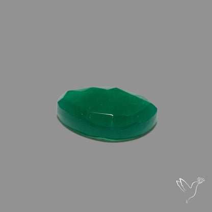 Rose Cut Chrome Chalcedony