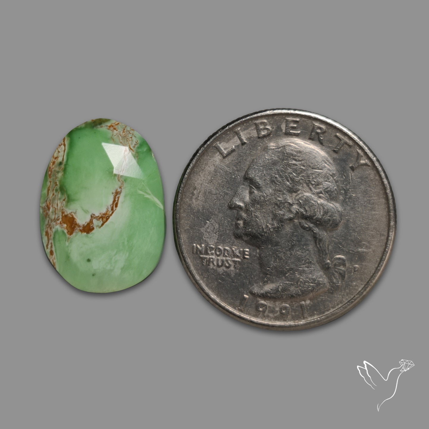 Rose Cut Australian Variscite