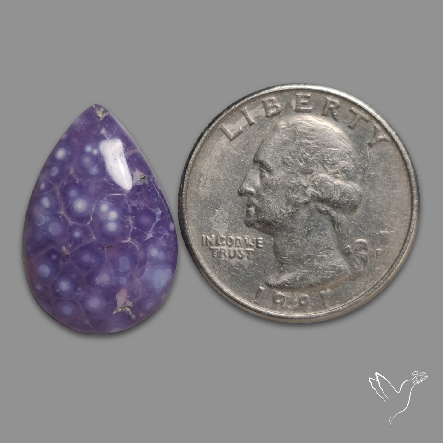 Grape Agate Cabochon