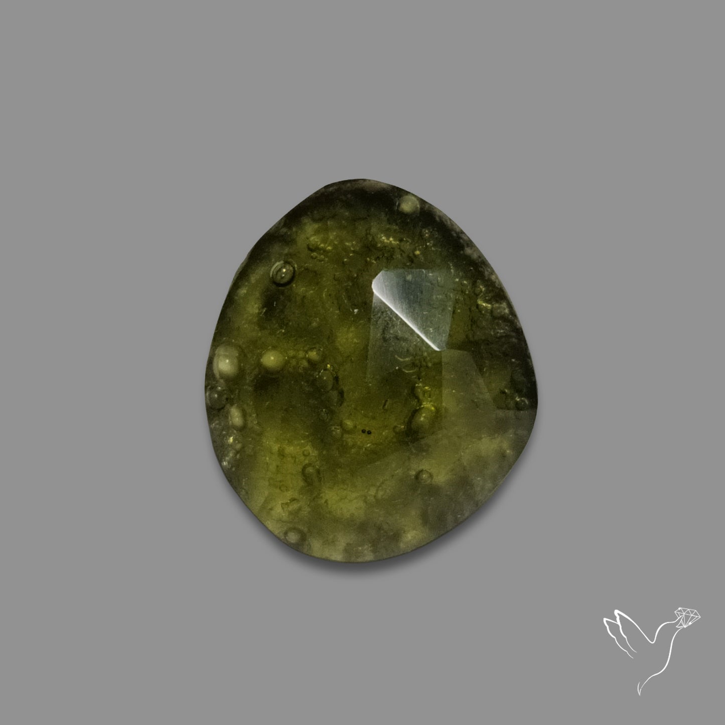 Rose Cut Vesuvianite (Raw Back)