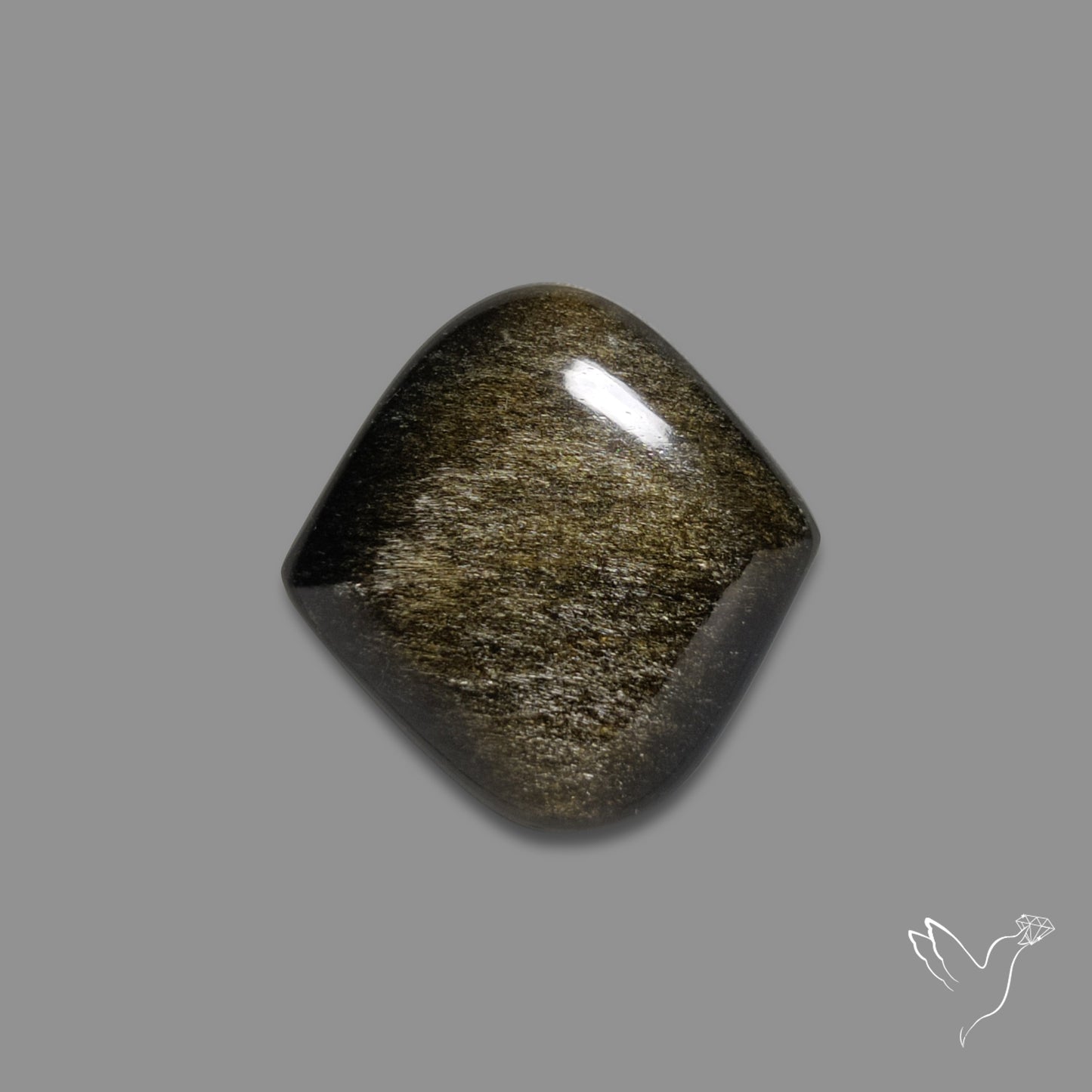 Goldsheen Obsidian Cabochon