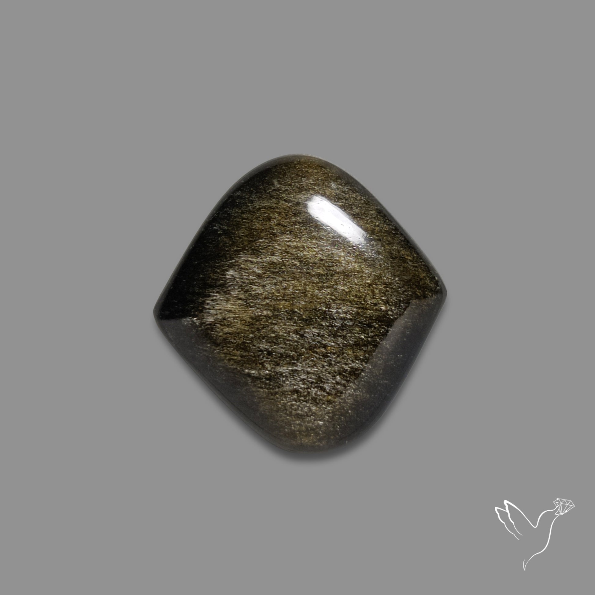 Goldsheen Obsidian Cabochon