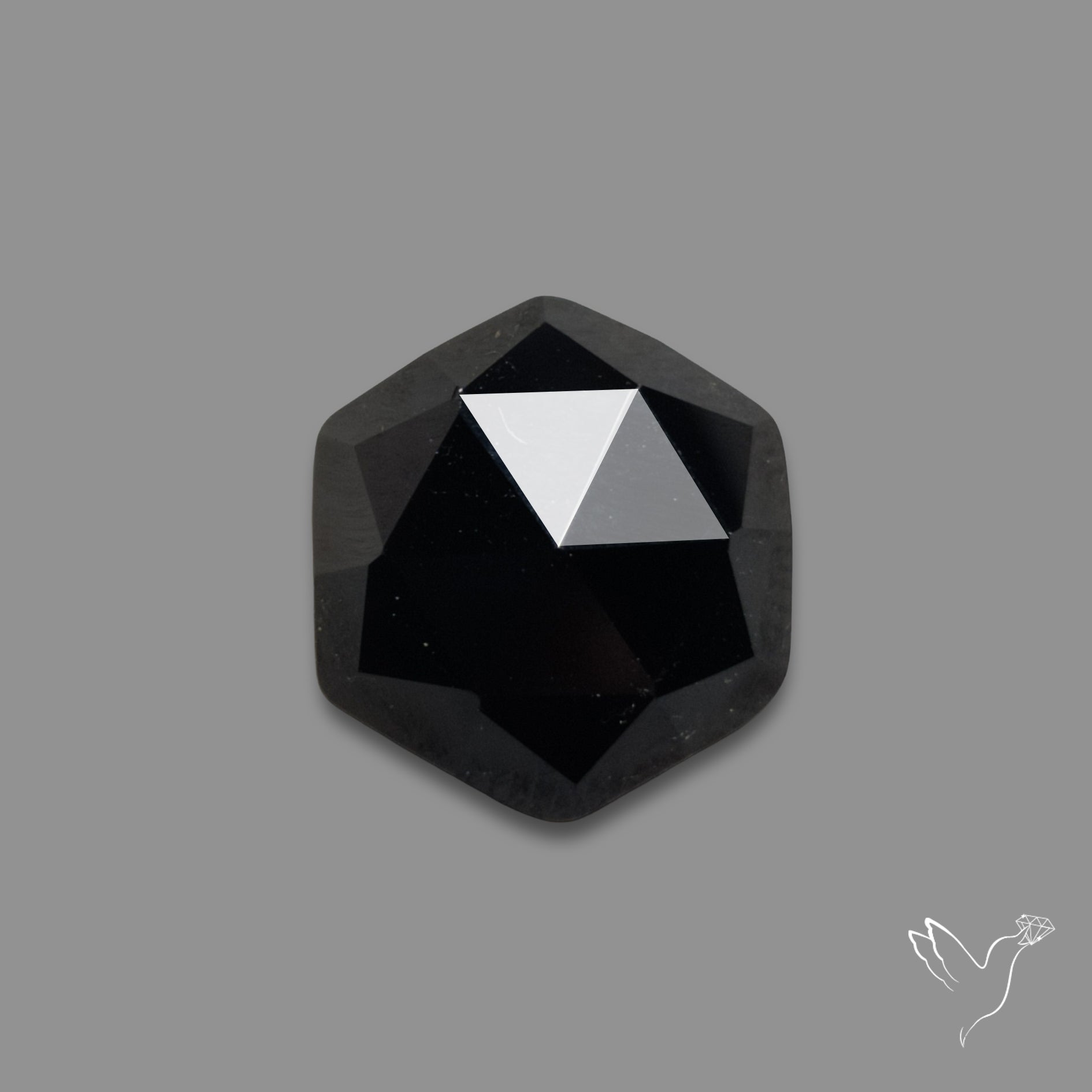 Rose Cut Black Spinel