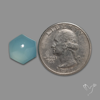 High Dome Aqua Chalcedony