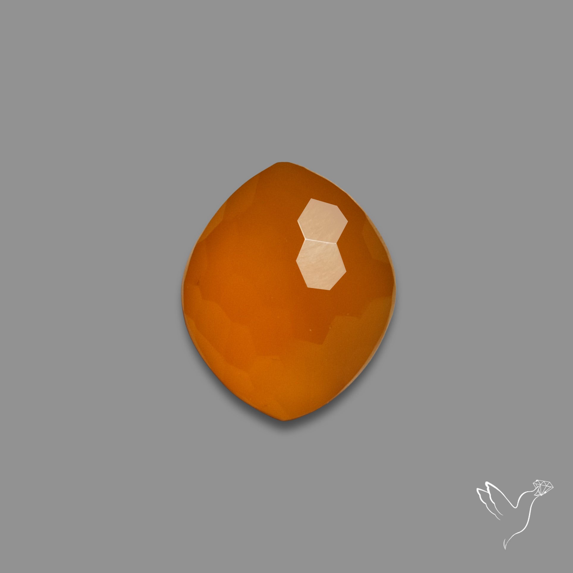 Honeycomb Cut Carnelian Agate