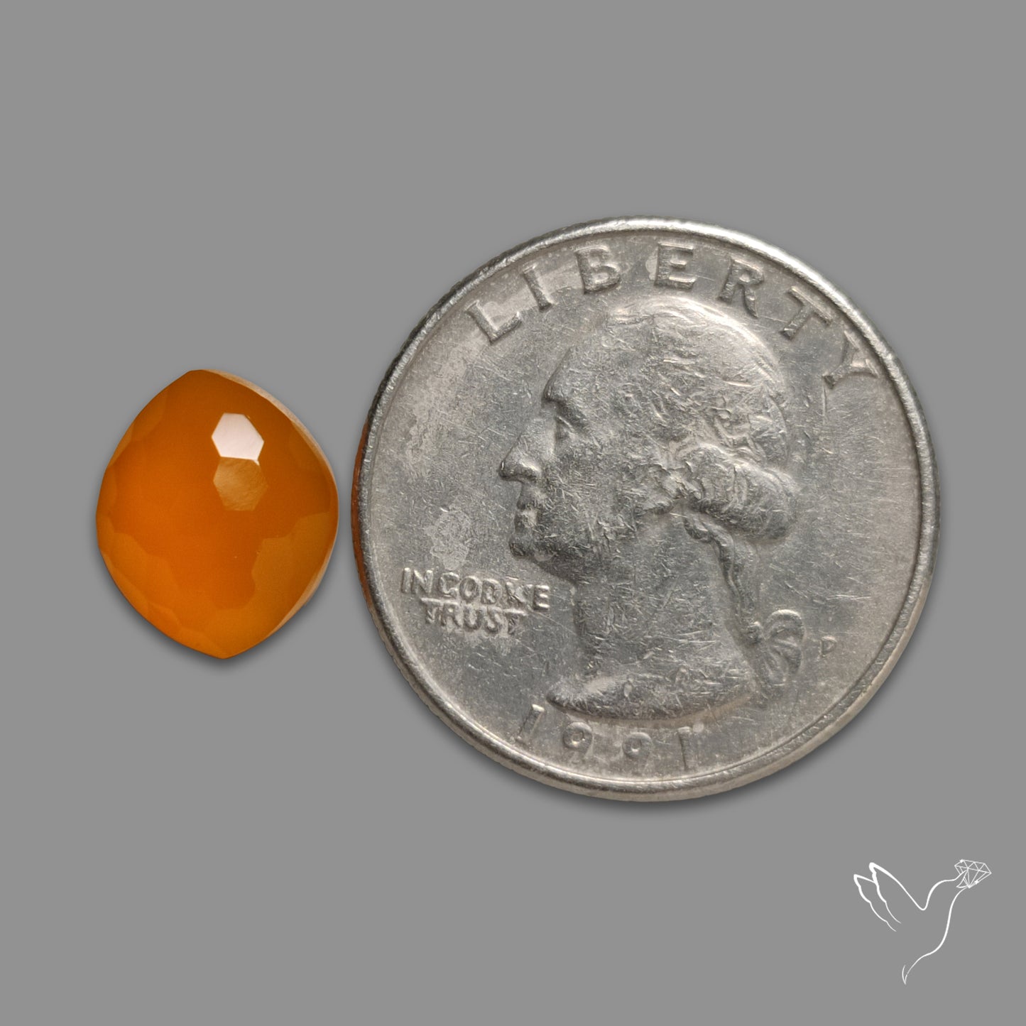 Honeycomb Cut Carnelian Agate