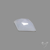 Rose Cut Blue Chalcedony