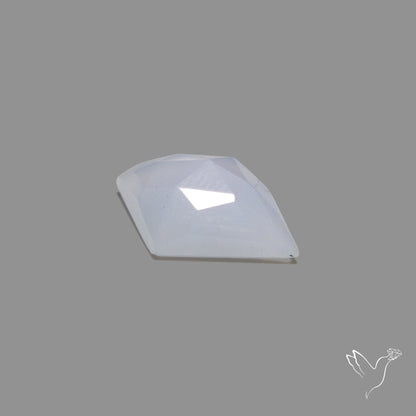 Rose Cut Blue Chalcedony