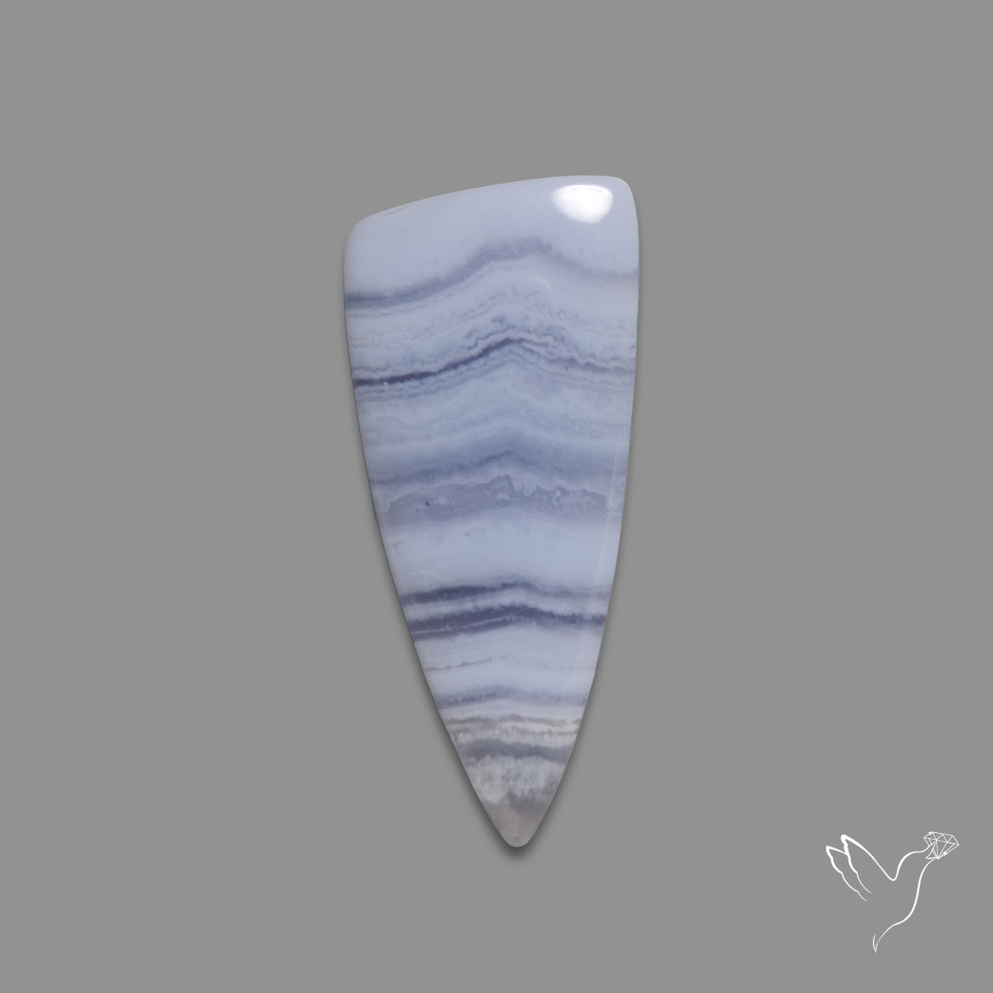 Blue Lace Agate Cabochon