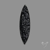 Indochinite Tektite Raw Faced