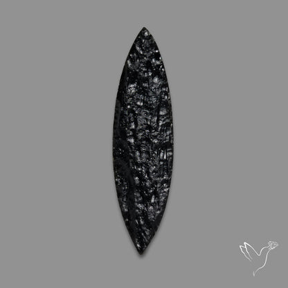 Indochinite Tektite Raw Faced