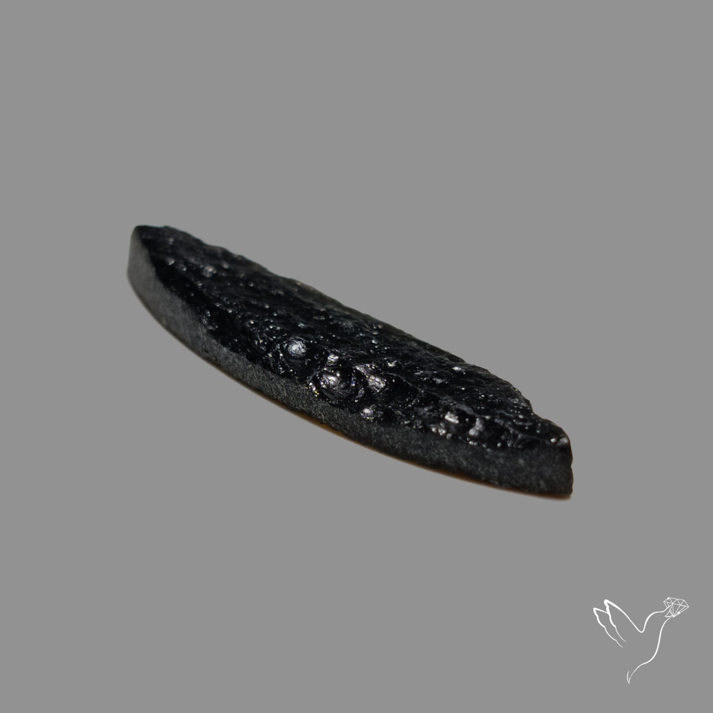 Indochinite Tektite Raw Faced