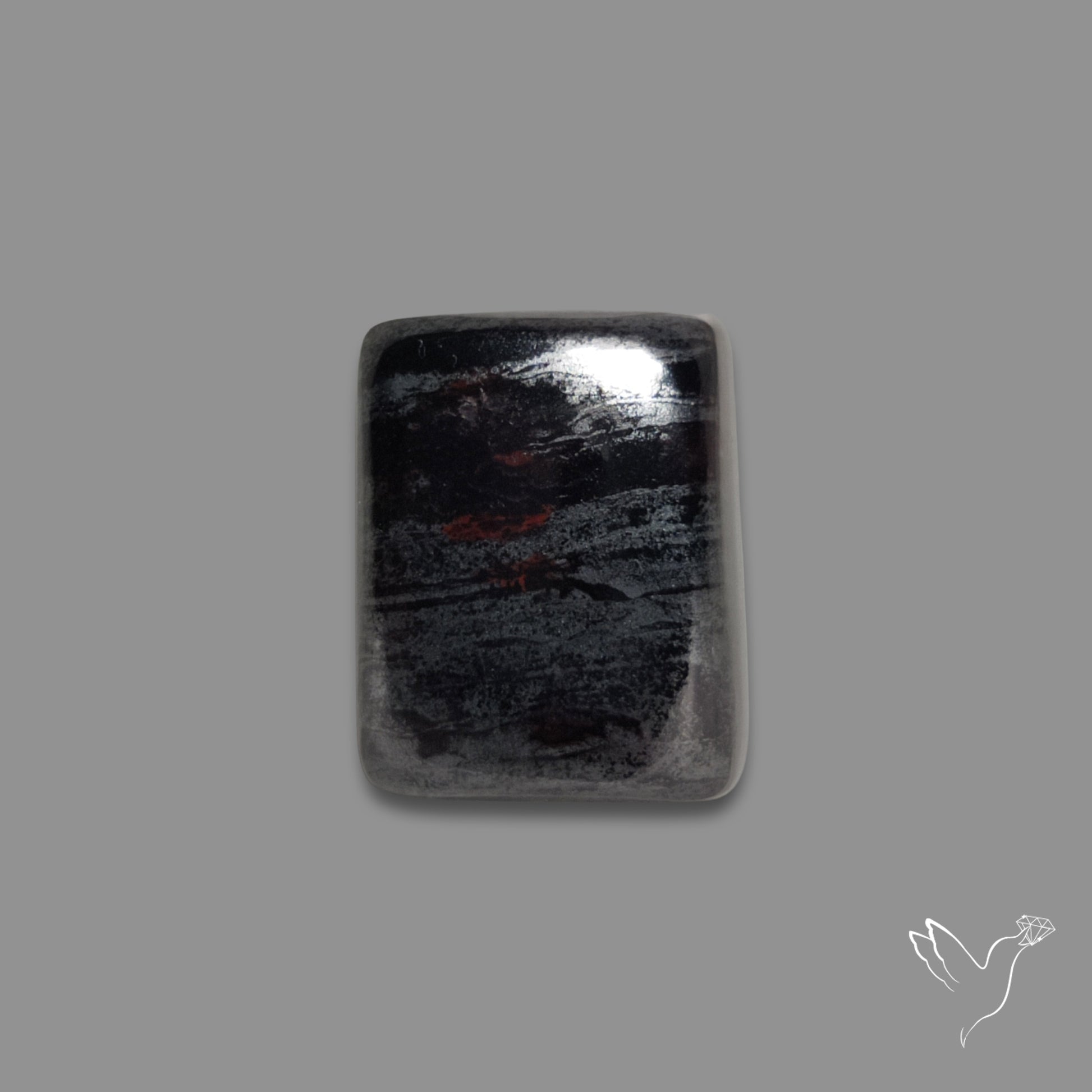 Black Sugilite Cabochon