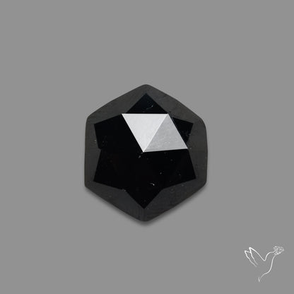 Rose Cut Black Spinel