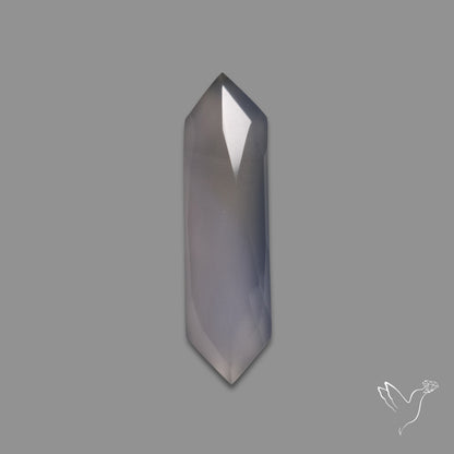 Rose Cut Blue Chalcedony