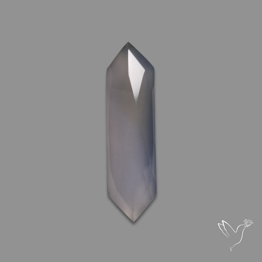 Rose Cut Blue Chalcedony