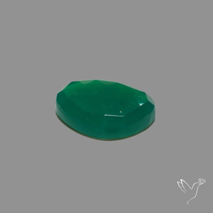 Rose Cut Chrome Chalcedony