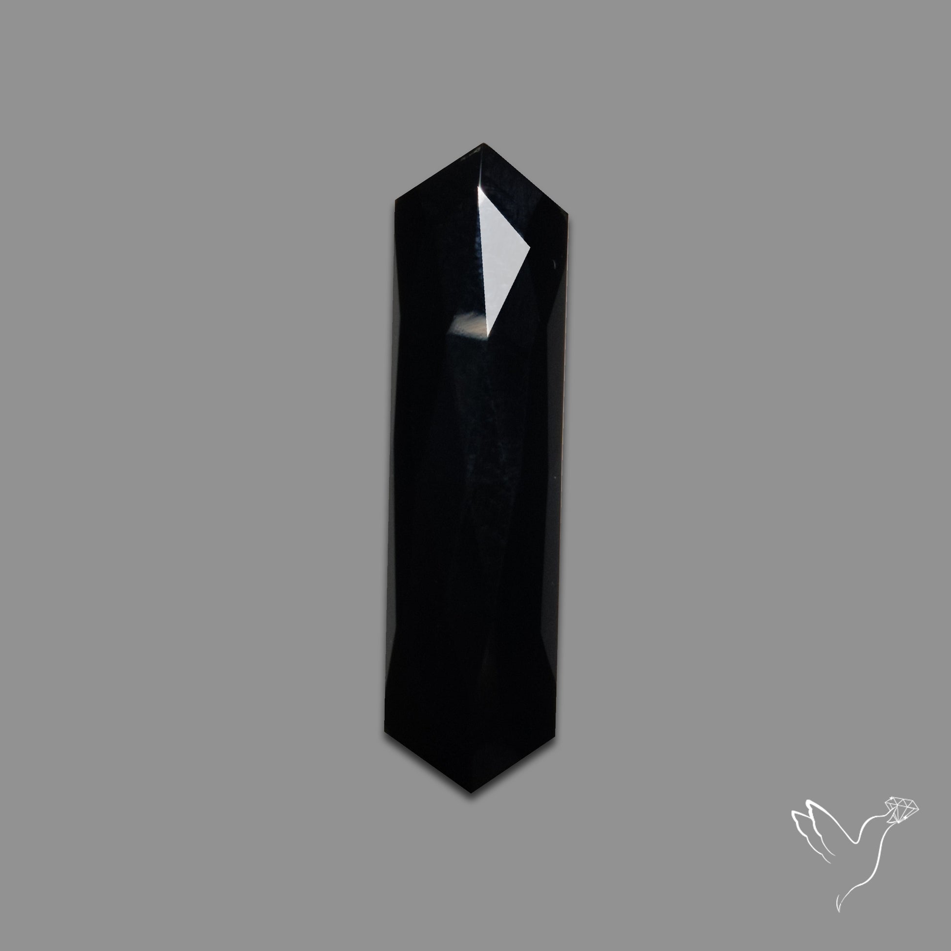 Rose Cut Black Onyx