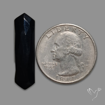 Rose Cut Black Onyx