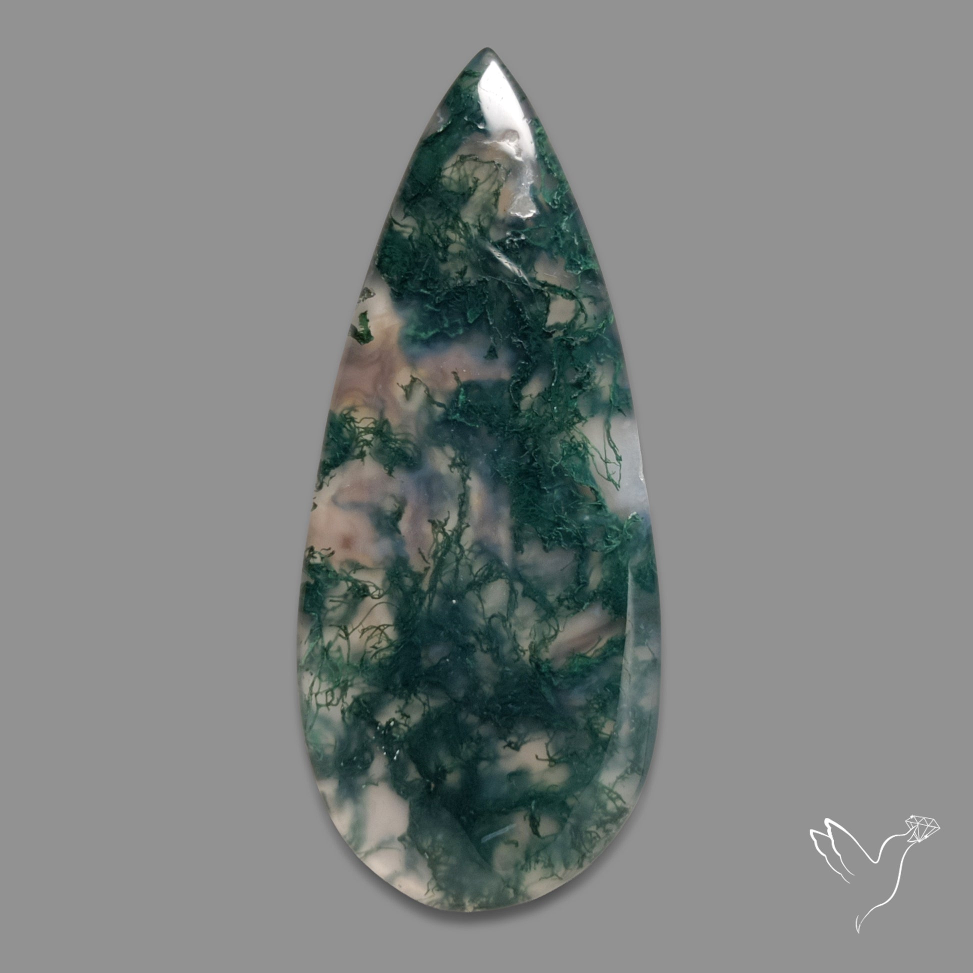 Moss Agate Cabochon