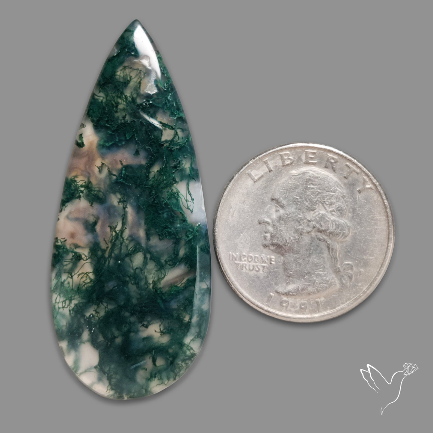 Moss Agate Cabochon
