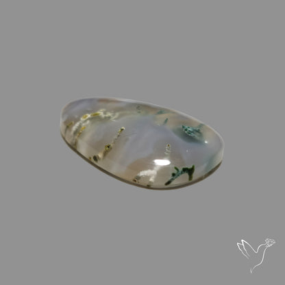 White Horse Canyon Moss Agate Cabochon