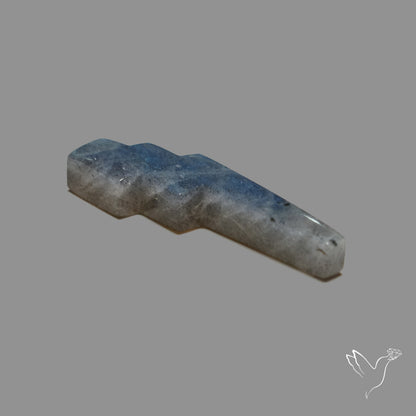 Blue Labradorite Lightning Bolt