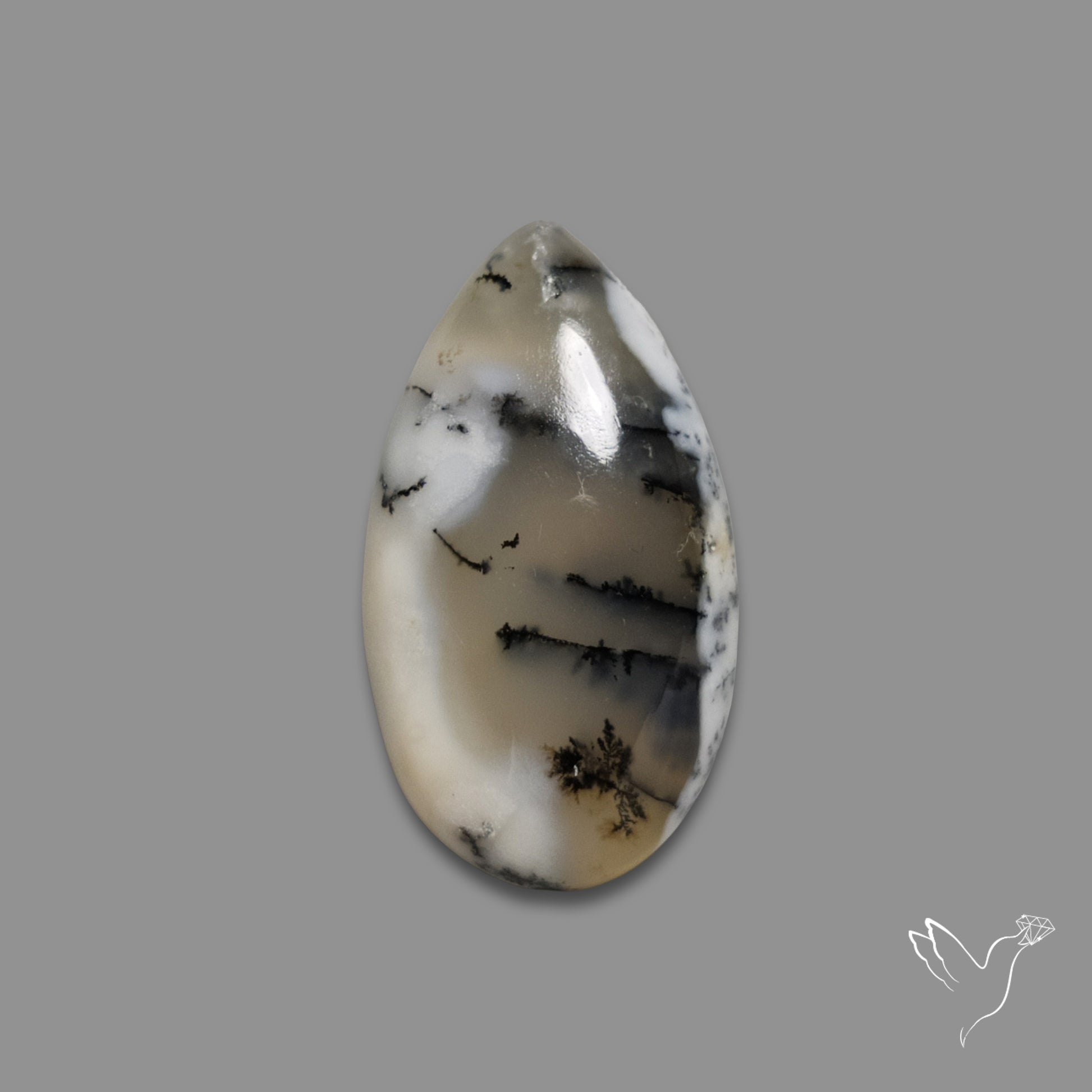 Dendritic Opal Cabochon