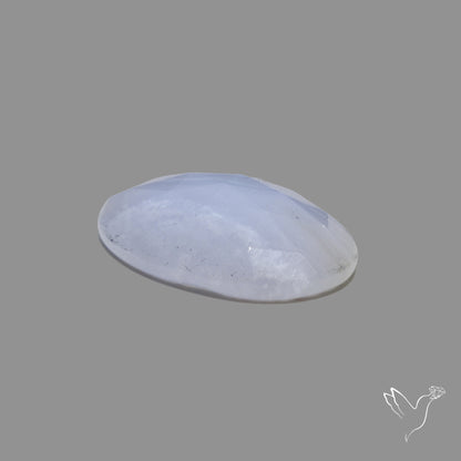 Rose Cut Blue Lace Agate