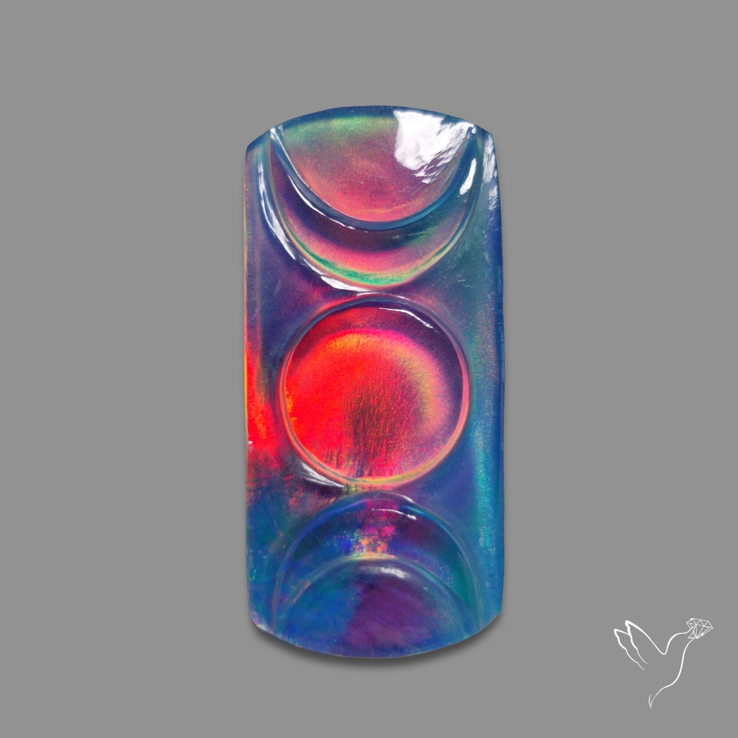 Aurora Opal Triple Moon Carving Doublet