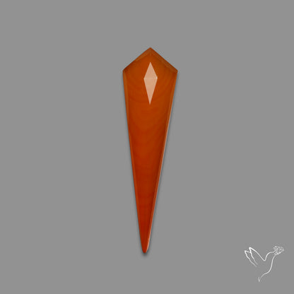 Step Cut Carnelian Agate