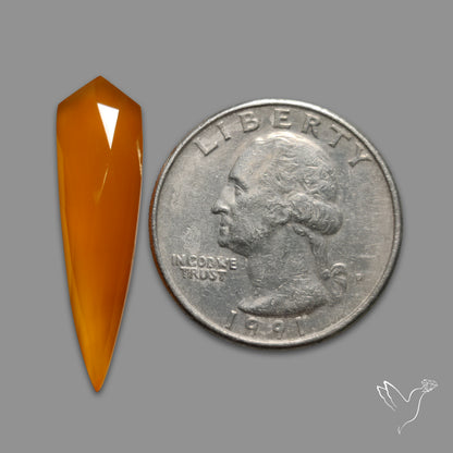 Rose Cut Carnelian Agate