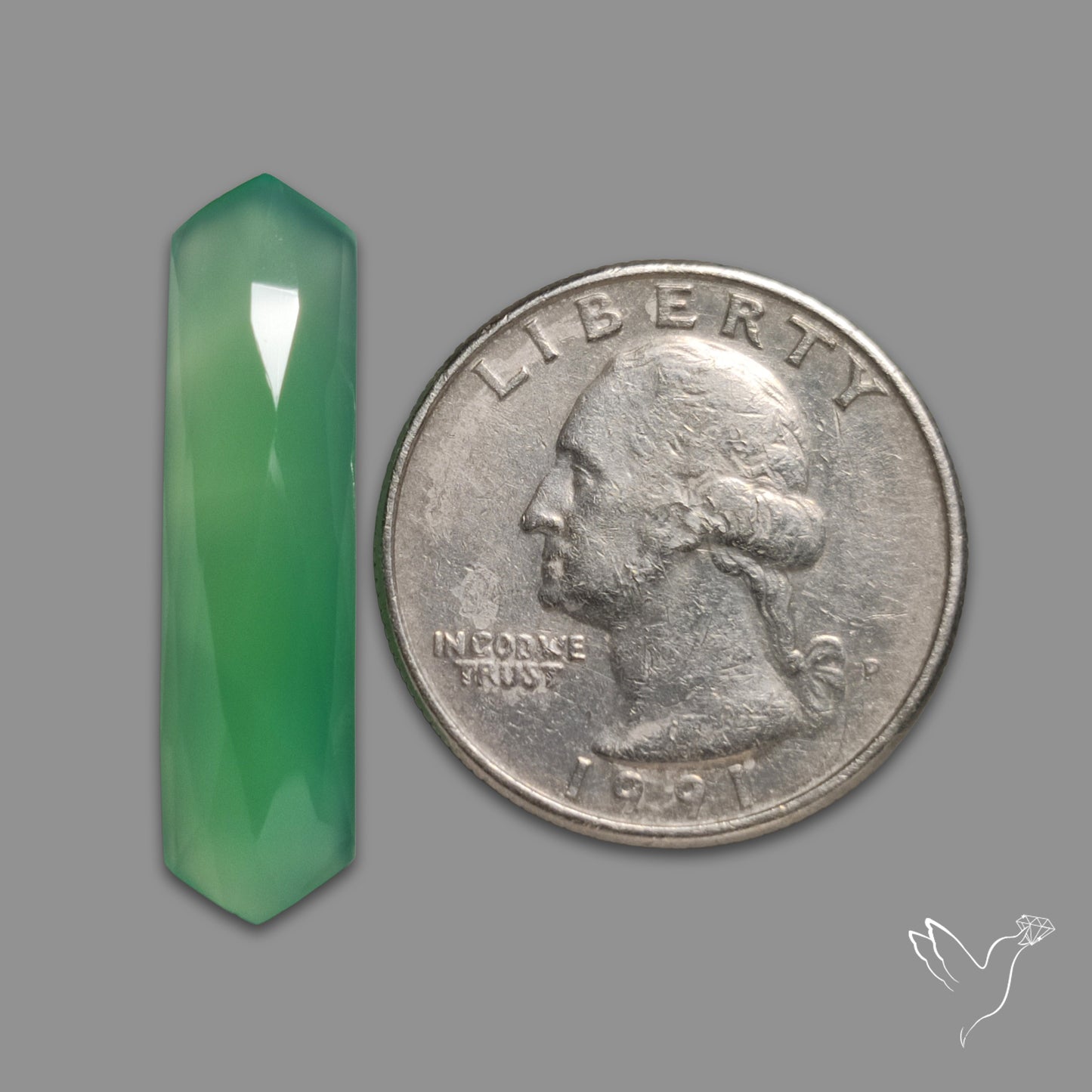 Rose Cut Gemmy Chrysoprase