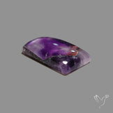 Trapiche Amethyst Cabochon with Phantom Inclusion