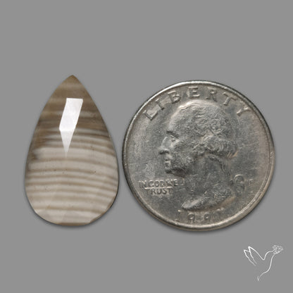 Rose Cut Flint Stone