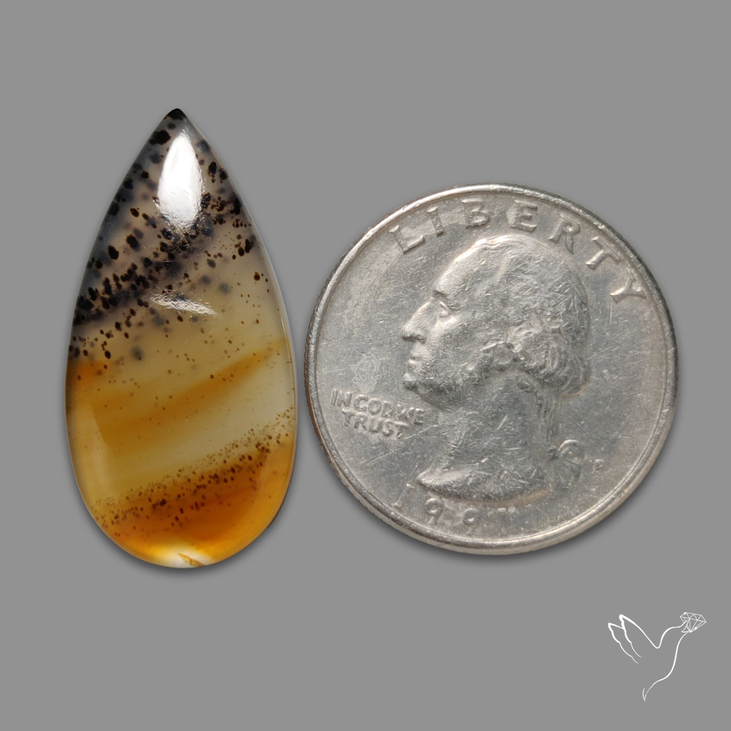 Montana Agate Cabochon