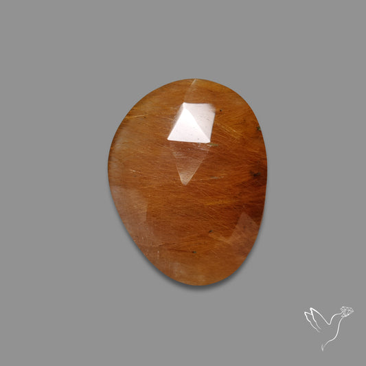 Rose Cut Rabbit Hair Rutilated Quartz