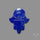Lapis Lazuli Evil Eye Carved Hamsa Hand