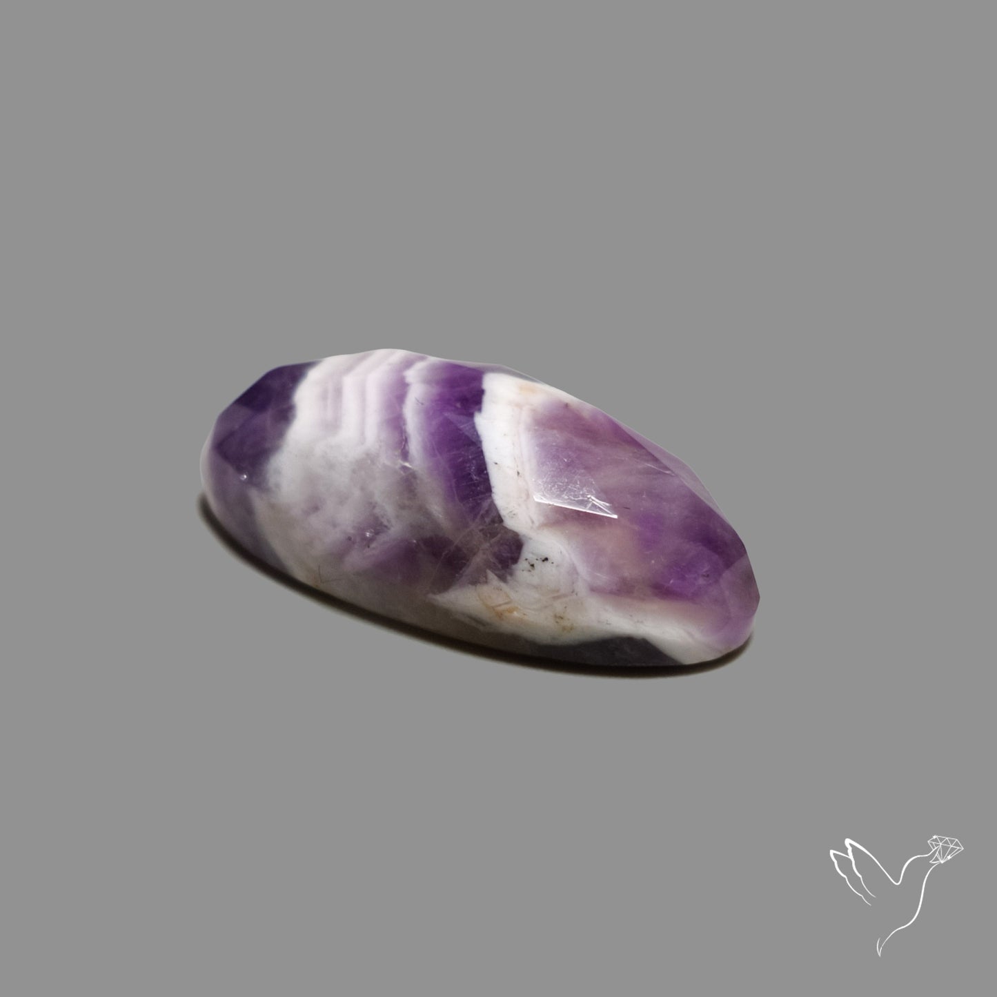 Rose Cut Chevron Amethyst