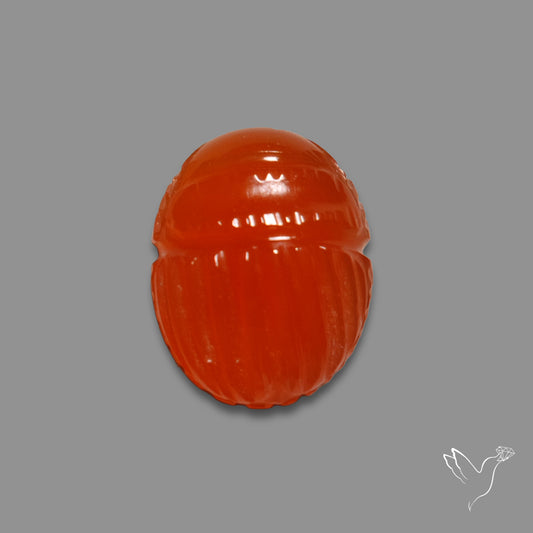 Carnelian Agate Beetle Carving