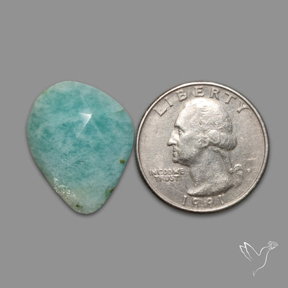 Rose Cut Peruvian Amazonite