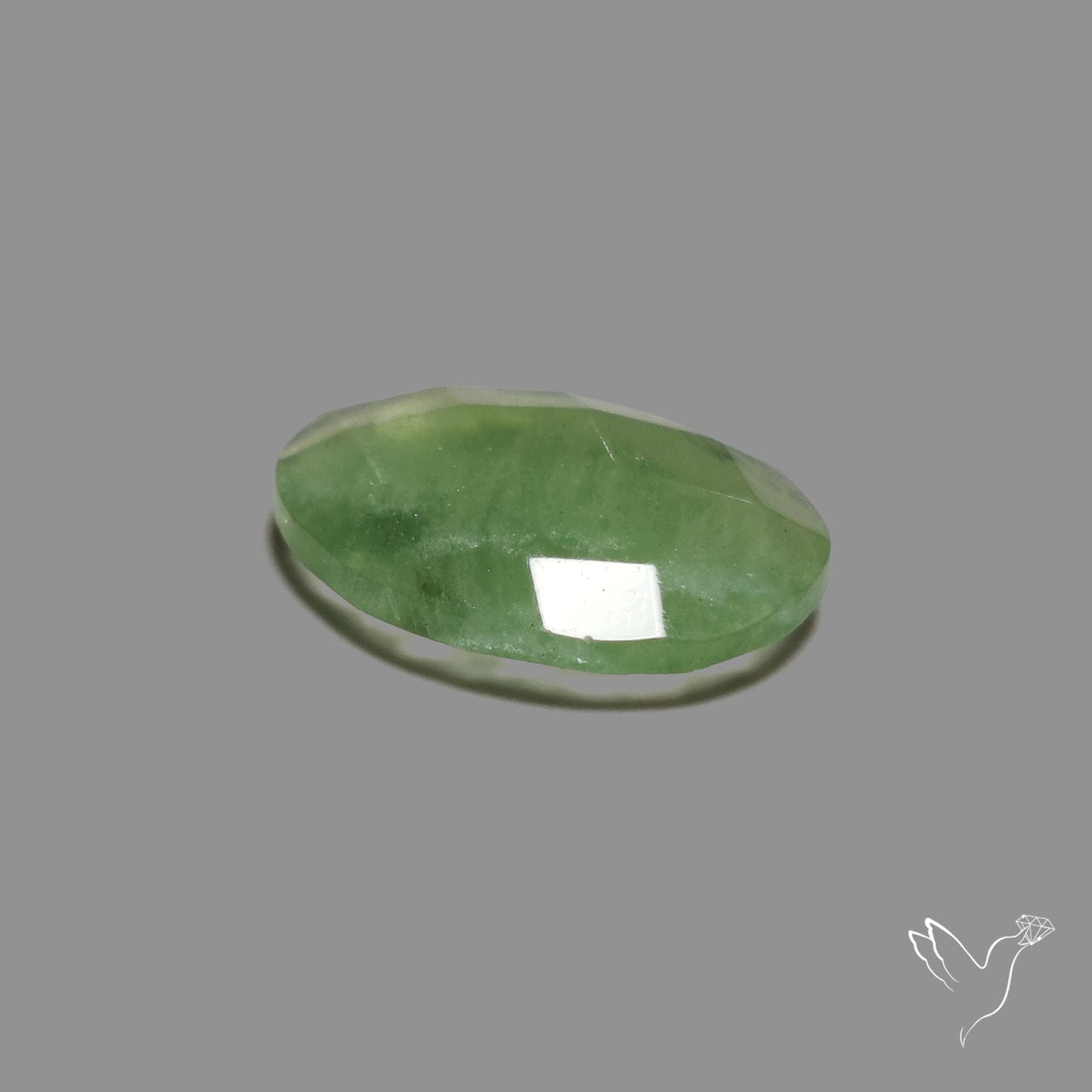 Checkerboard Cut Green Fluorite
