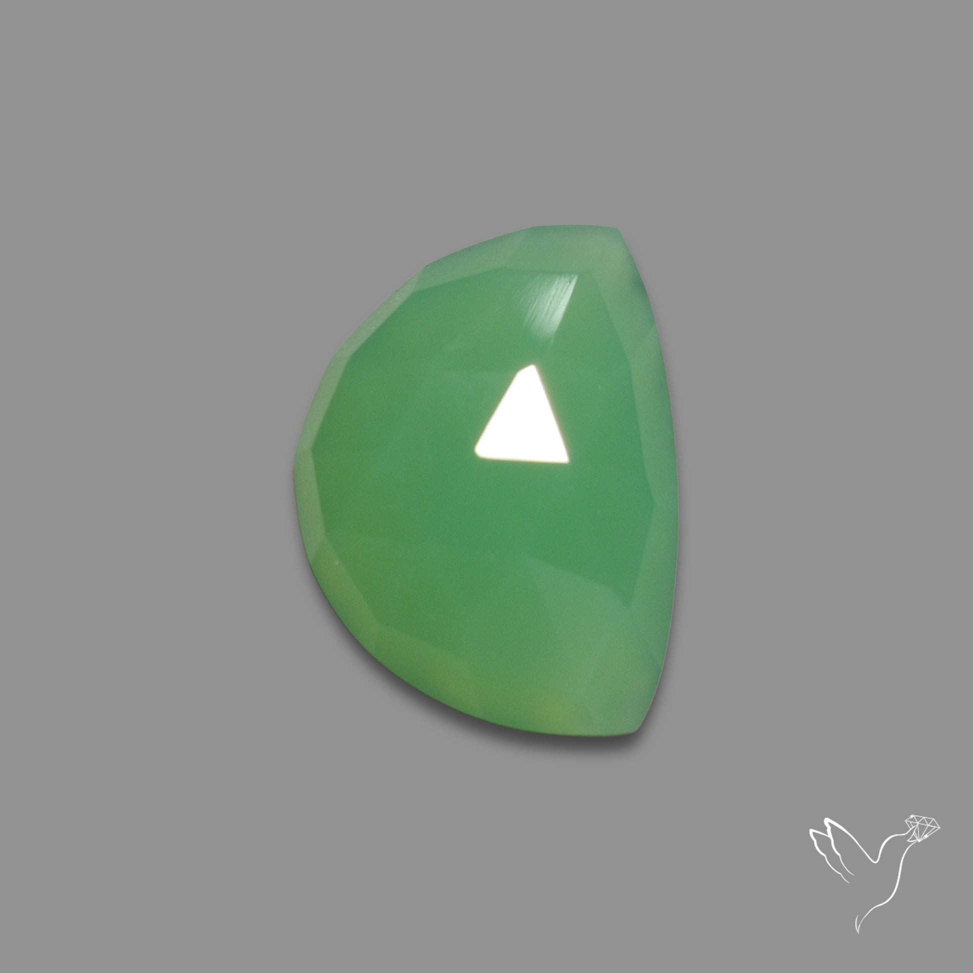 Rose Cut Gemmy Chrysoprase