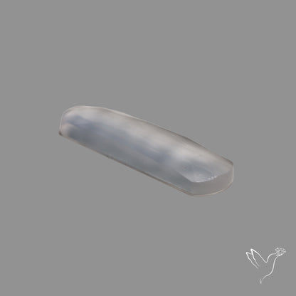 Rose Cut Namibian Blue Chalcedony