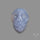 Blue Lace Agate Skull Carving